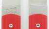 6 pieces box - 888 Red Handle 3